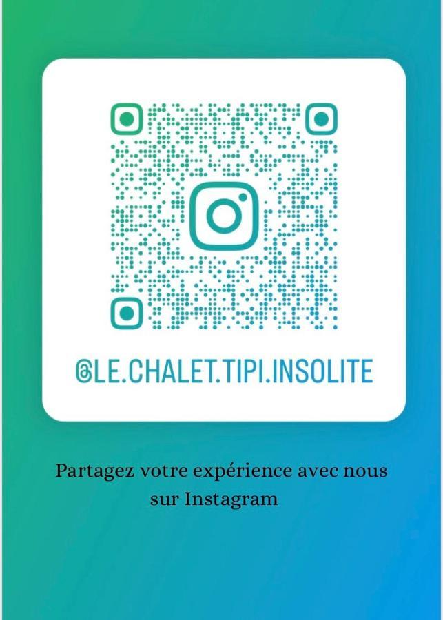 Le Chalet Tipi Avec Jacuzzi Et Jardin Troyes Eksteriør billede